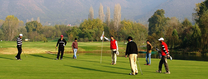 Playing-golf